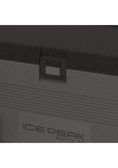 Icepeak Patio 70 Tekerlekli Raflı Buzluk 65.8 Litre Siyah