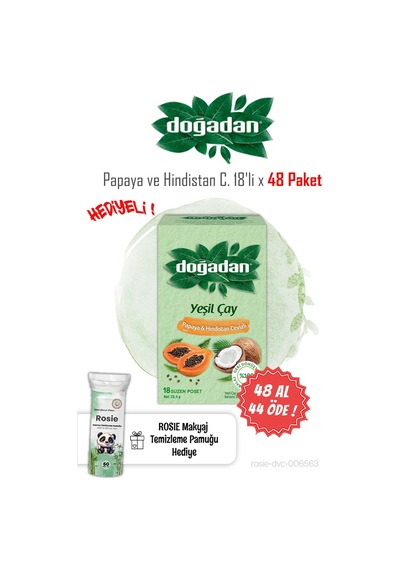 Doğadan 18'li Papaya Ve Hindistan Cevizi 48 Al 44 Öde Ve Rosıe