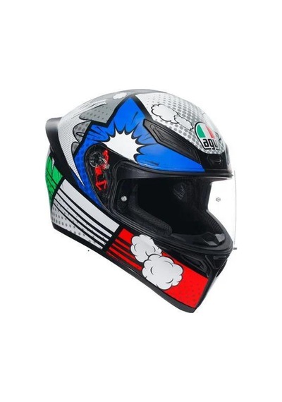 Agv Kask K1 S Bang Mat Italy Blue Renkli