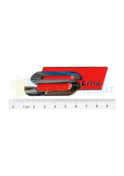 Audi S Line Bagaj Çamurluk Logo Arma Amblem A3 A4 Metal 1 Adet