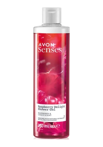Avon Raspberry Delight Frambuaz Ve Frenk Üzümü Kokulu Duş Jeli 250 ML