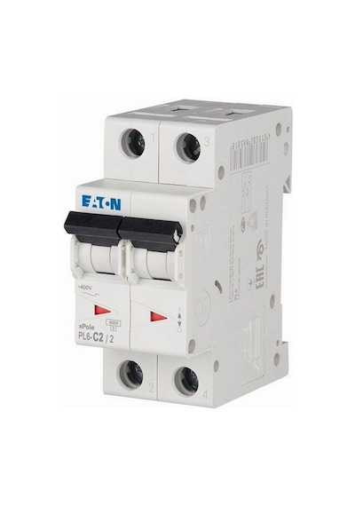 Eaton 286562 Minyatür Devre Kesici - 6ka - C Eğrisi - 2x2a