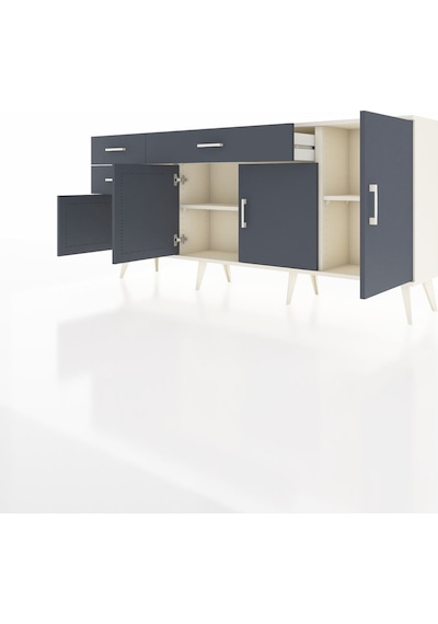 Arges Konsol 3 Raflı 3 Çekmeceli 4 Kapaklı 176x30x83 Aytaşı-antrasit/antrasit Antrasit/antrasit Arges Konsol 3 Raflı 3 Çekmeceli 4 Kapaklı 176x30x83 Aytaşı-antrasit/antrasit Antrasit/antrasit