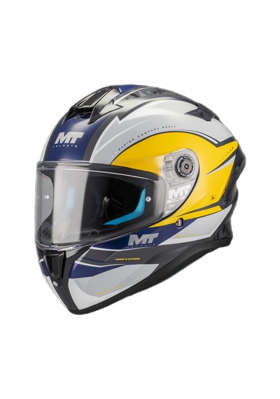 Mt Helmets Targo S Outside C3 Kapalı Motosiklet Kaskı Parlak Sarı