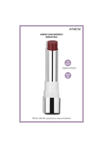 Avon Canlandırıcı Serum Ruj Reviving Mauve