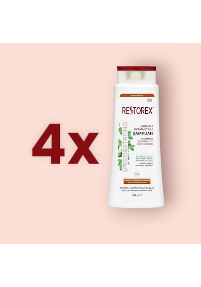 Restorex Kuru & Yıpranmış Saçlar için Şampuan  4 x 500 ml