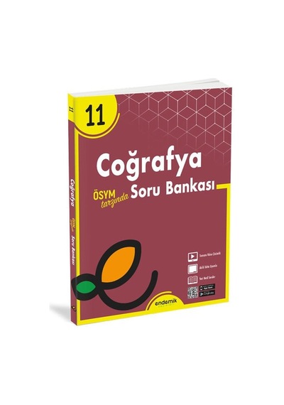 Endemik 11.Sınıf Coğrafya Soru Bankası - Endemik 11.Sınıf