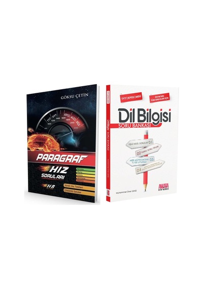 Hız Ve Renk Tyt Ayt Kpss Ales Dgs Paragraf Ve Akm Dil Bilgisi Soru Bankası Seti 2 Kitap