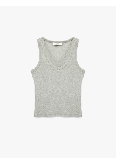 Koton Kaşkorse Modal Karışımlı V Yaka Kolsuz Slim Fit Atlet Kar Melanj 6sal30273ık Gri Melanj Koton Kaşkorse Modal Karışımlı V Yaka Kolsuz Slim Fit Atlet Kar Melanj 6sal30273ık Gri Melanj