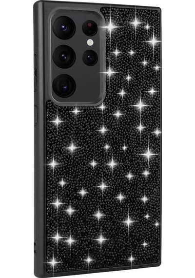 Nihcase Samsung Uyumlu Galaxy S24 Ultra Kılıf Parlak Taşlı Tasarım Pırlanta Kapak