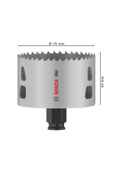 1 X Pro Multi Material Power Change Plus Hole Testere Softwood, Drywall, Ø 76 Mm, Professional Accessory Rotary Drill/drivers