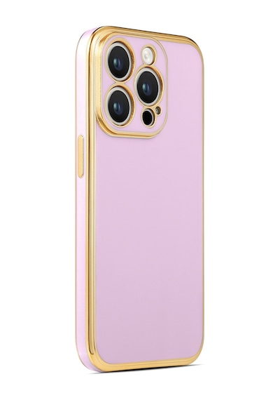 Zeyline Apple Uyumlu iPhone 14 Pro Max Zore Bark Kapak-lila