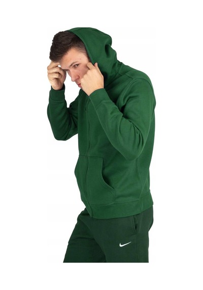 Nike Sportswear Hoodie Full Zip Men's Kapüşonlu Yeşil Sweatshirt Yeşil