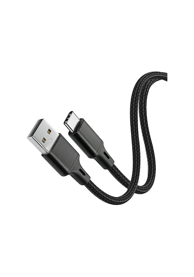 Vcom Cu252 Type-c To Usb 3m 15w 5v-3a Örgülü Şarj Kablosu