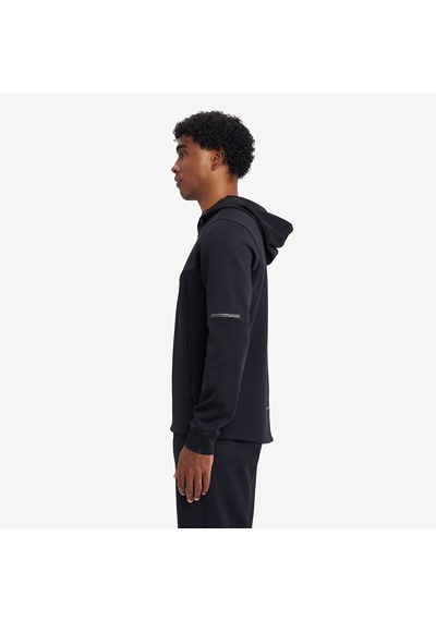 Lescon Siyah Erkek Fermuarlı Kapüşonlu Sweatshirt 26n-1163