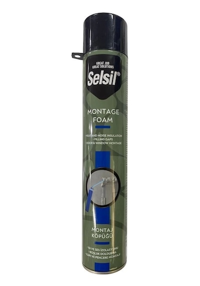 Mey İthalat Selsil Selfoam Poliüratan Montaj Köpüğü 600 Gr