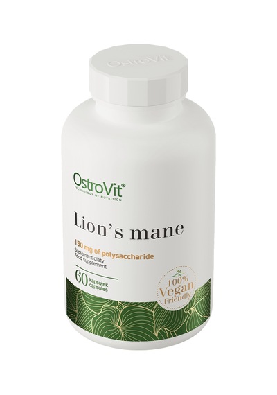 Ostrovit Lion's Mane Aslan Yelesi Özü Vege 500 Mg 60 Capsules