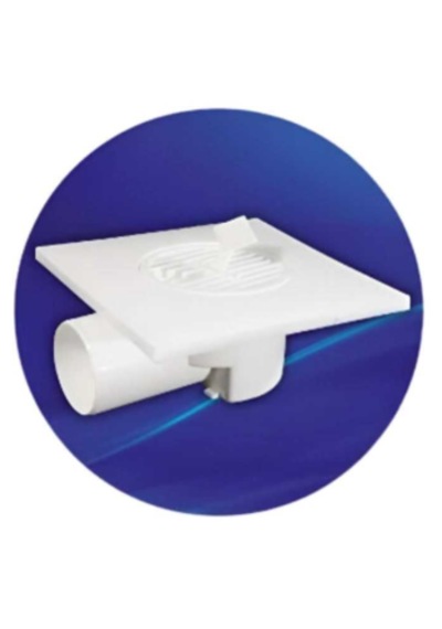Özbest Yer Süzgeci 15x15-70 Yandan Çıkış 70mm Yer Sifonu 1 Adet
