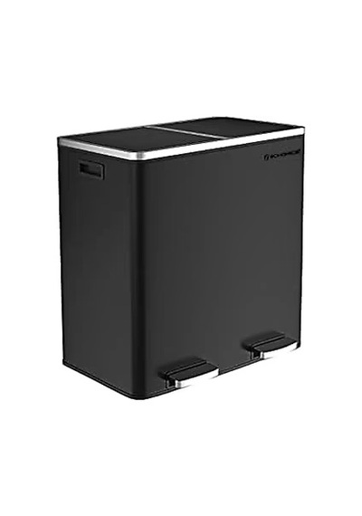 Songmıcs 60 Litre 2 X 30 L Siyah Çöp Kovası, Ltb60bk