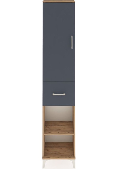 Arges Dolap 3 Raflı Tek Çekmeceli Tek Askılı 44x30x221 Çam-antrasit Atlas Çam Arges Dolap 3 Raflı Tek Çekmeceli Tek Askılı 44x30x221 Çam-antrasit Atlas Çam