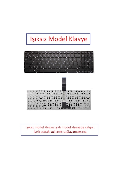 Notebook Klavye - Asus X552l Muadili İle Uyumlu