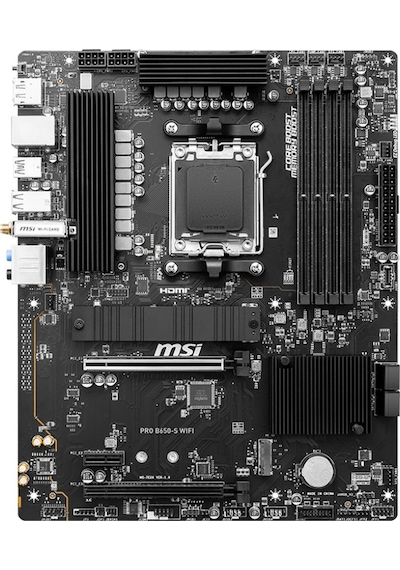 MSI Pro B650-S WIFI AMD B650 7200 MHz (OC) DDR5 Soket AM5 ATX Anakart