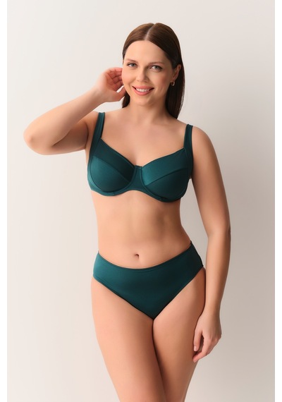 Suwen Pipe Aksesuarlı Bikini Alt Sbn26260c724 Yeşil