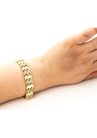 Biem Kordon Model Xuping Bileklik Gold/gümüş