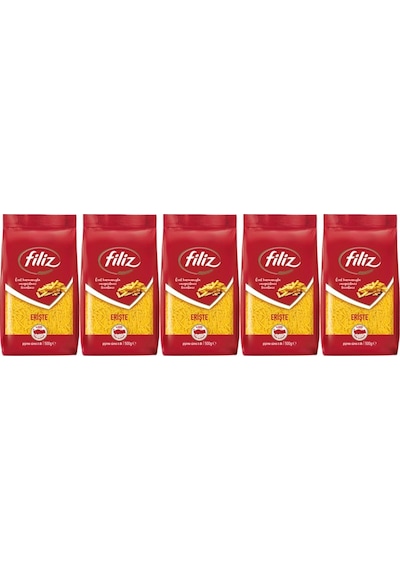 Filiz Erişte Makarna 500 Gr. 5 Adet