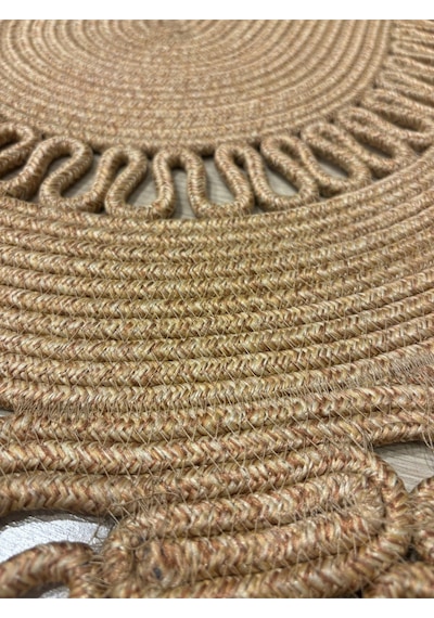 Mavaux Matrix Jüt Kilim, Paspas, Mutfak Halısı, Banyo Paspası, Kilim, Halı, Oturma Odası Halısı Bej