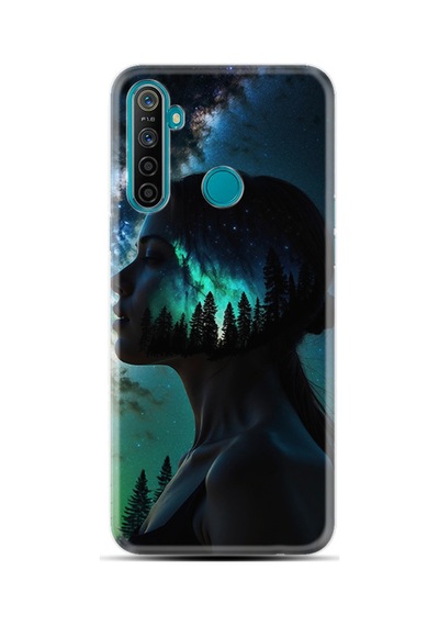 Realme 5i Kılıf Boutique Baskılı Resimli Woman İn Tree Pcode -004