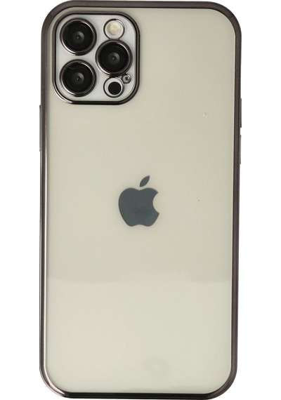 Apple iPhone Uyumlu 12 Pro Max Kılıf Razer Lensli Silikon - Siyah Bzsxx00 1