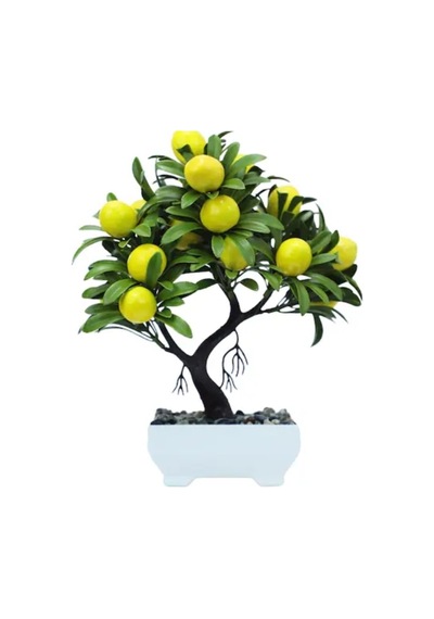 Rüzgar Çiçekcilik Dekoratif Limon Sarı Yesil