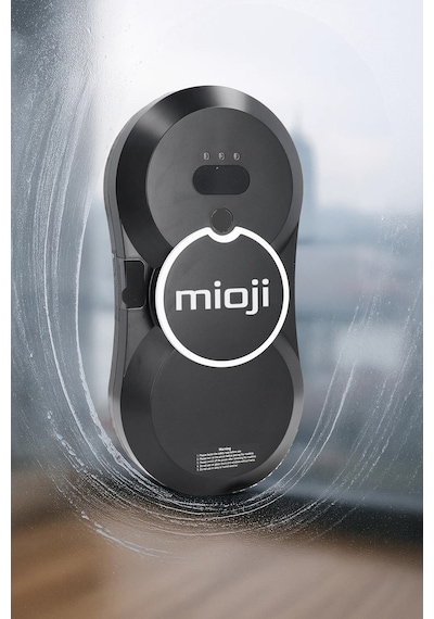 Mioji VLR2 Cam Temizleme Robotu Ultrasonik Su Spreyli Akıllı Navigasyonlu Uzaktan Kumandalı - Siyah