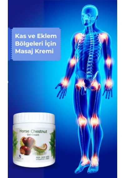 Celestıque At Kestanesi Jeli Kas ve Eklem Masaj Kremi 5 x 500 ML