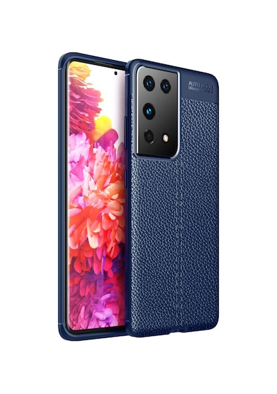 Samsung Galaxy Uyumlu - S21 Ultra Kılıf Auto Focus Kapak - Lacivert