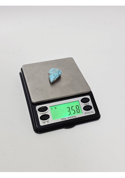 Doğal İran Nişabur Firuze Turkuaz Taşı 17,8 Karat - 3,55 Gram T010
