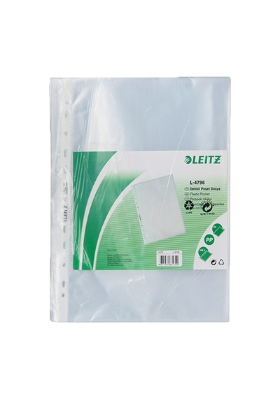 Leitz Poşet Dosya 100 Lü A4 Şeffaf Buzlu 4796 Diğer