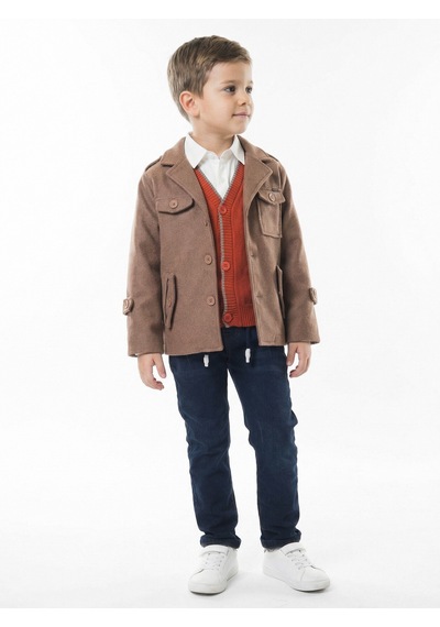 Xo Kids Erkek Çocuk 4lü Alt Üst Takım 2-5 Yaş 12207 Camel
