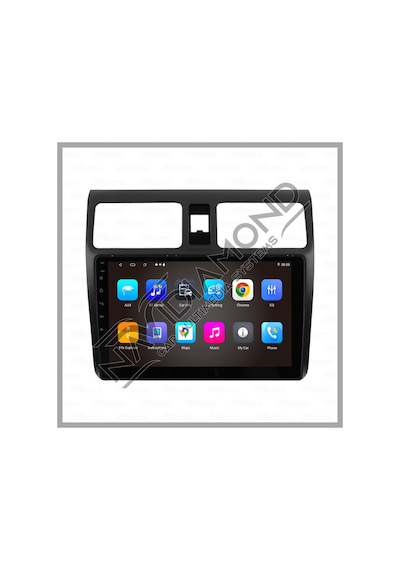 Özer Elektronik Suzukı Swıft 2005-2011 8 Gb Ram 128 Gb Hafıza Androıd Multımedıa Teyp 10 İnç