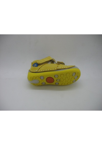 Angelokids Perlina 01102 Doğal Deri Ortopedik Ilk Adım Ayakkabısı 18-21 (422288424) Sarı