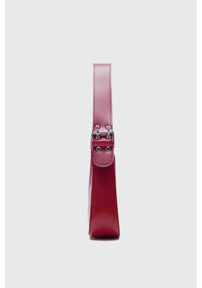 Shule Bags Muse Oval Baget Çanta Pembe Pembe