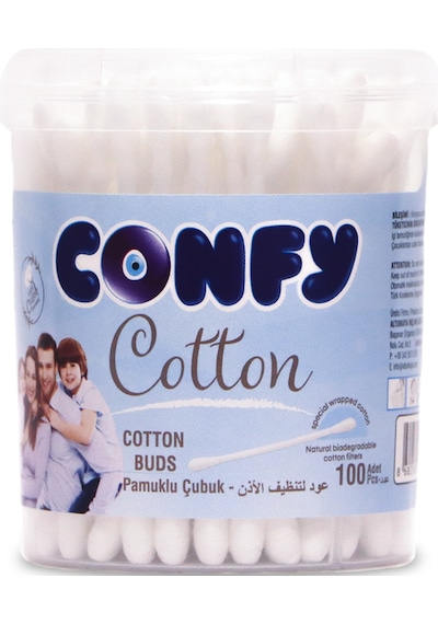 Confy Kulak Temizleme Çubuğu 100 Adet