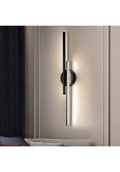 Led Aplik Dekor 3 Renk Işık - Kopil Antrasit