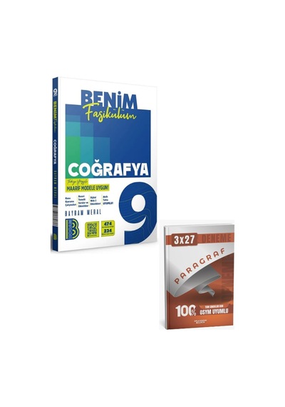 Benimhocam 2027 9. Sınıf Coğrafya Maarif Model Benim Fasikülüm+ Anla Kazan Paragraf
