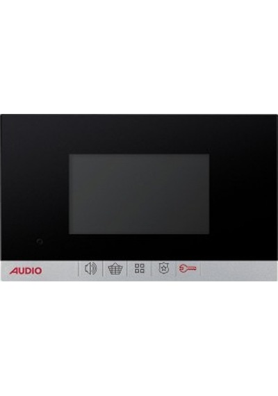 Audio Renkli Şube Modern Gdm 4.3 Mekanik Butonlu Siyah