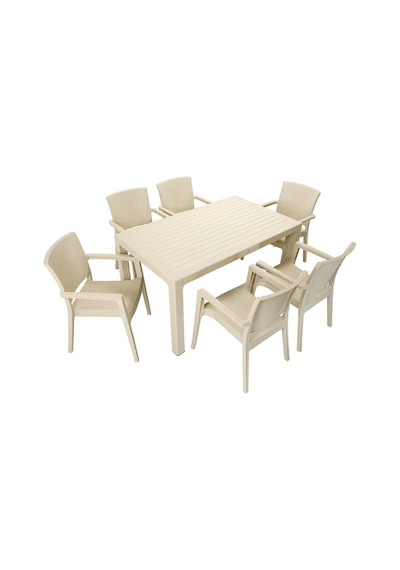 Depootoptan Mandella Elit Rattan 90 x 150 CM Zeus Koltuk Masa Takımı Çölbeji Bej Depootoptan Mandella Elit Rattan 90 x 150 CM Zeus Koltuk Masa Takımı Çölbeji Bej