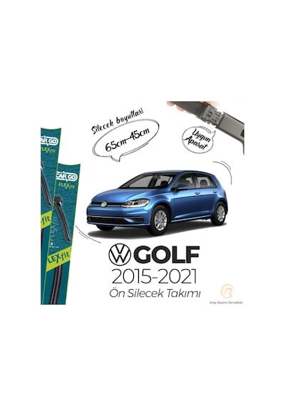 Volkswagen Golf 7 Muz Silecek Takımı 2013-2020 Hc Cargo-