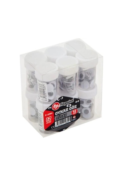 Fixpoint Oynargöz 12mm Siyah 12 Li Paket