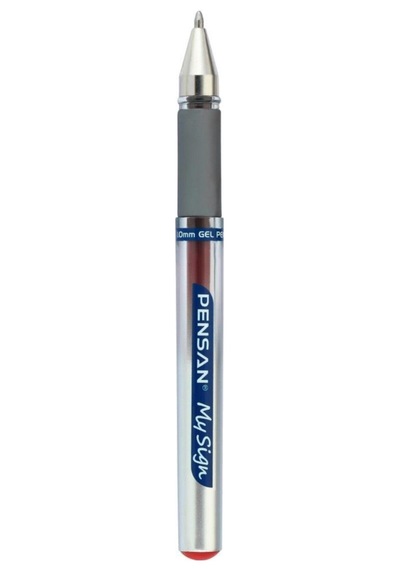 Pensan 6030 My Sign Jel Roller Kalem 1.0 Mm Kırmızı 12 Li Paket